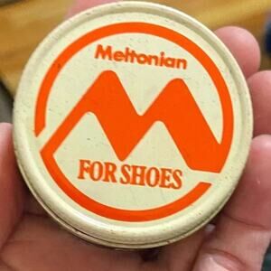 Vintage 1 Jar Meltonian  Shoe Cream Bleu Marine